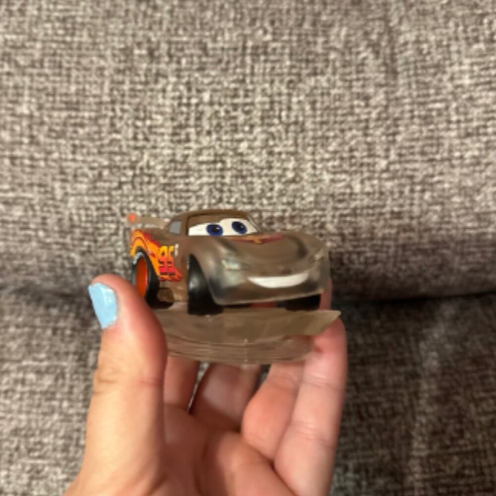 Clear Crystal Lightning McQueen Pixar Cars Disney Infinity